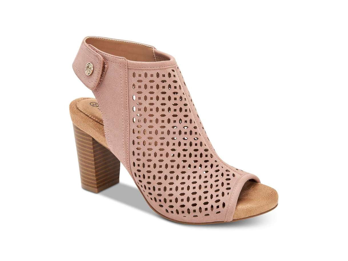 fashion peep toe bandage pumps