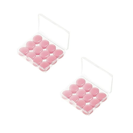 

10 Pairs Ear Plugs For Sleeping Reusable Moldable Silicone Earplugs Soft Noise Cancelling Earplugs Sound Blocking Ear Plugs With Case For Swimming Concert 40Db Nrr (Multicoloured)