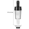 thumbnail image 4 of UEETEK 20 PCS Aquarium Air Pump Check Valves Plastic One Way Non-return Check for Fish Tank (Black), 4 of 8