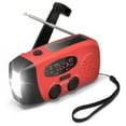 thumbnail image 2 of Radio Protable Solar Hand Crank Dynamo Powered AM/FM/NOAA Weather Radio Emergency Rescue LED Flashlight Mobile Power USBCharge, 2 of 5