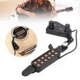 thumbnail image 3 of Pastilla De Guitarra Acústica, Transductor Eléctrico De 12 Orificios De Sonido Con Control De Volumen De Tono Para Ukelele, 3 of 7
