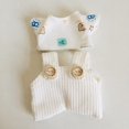 thumbnail image 3 of Mini ropa de peluche para muñecas, traje de 17cm, accesorios para muñecas, Kpop, Exo, Labubu, Idol, camiseta, monos con botones, 3 of 5