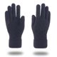 thumbnail image 1 of Guantes para hombre y mujer, de color bloqueado, para exteriores, sin dedos, de lana gruesa, informales, de moda, con parte superior acrílica., 1 of 5