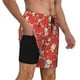 thumbnail image 2 of Fotbe Japanese Maneki Cats Traje de Baño para Hombre – Shorts de Natación de Secado Rápido con Forro y Bolsillos-Large, 2 of 6