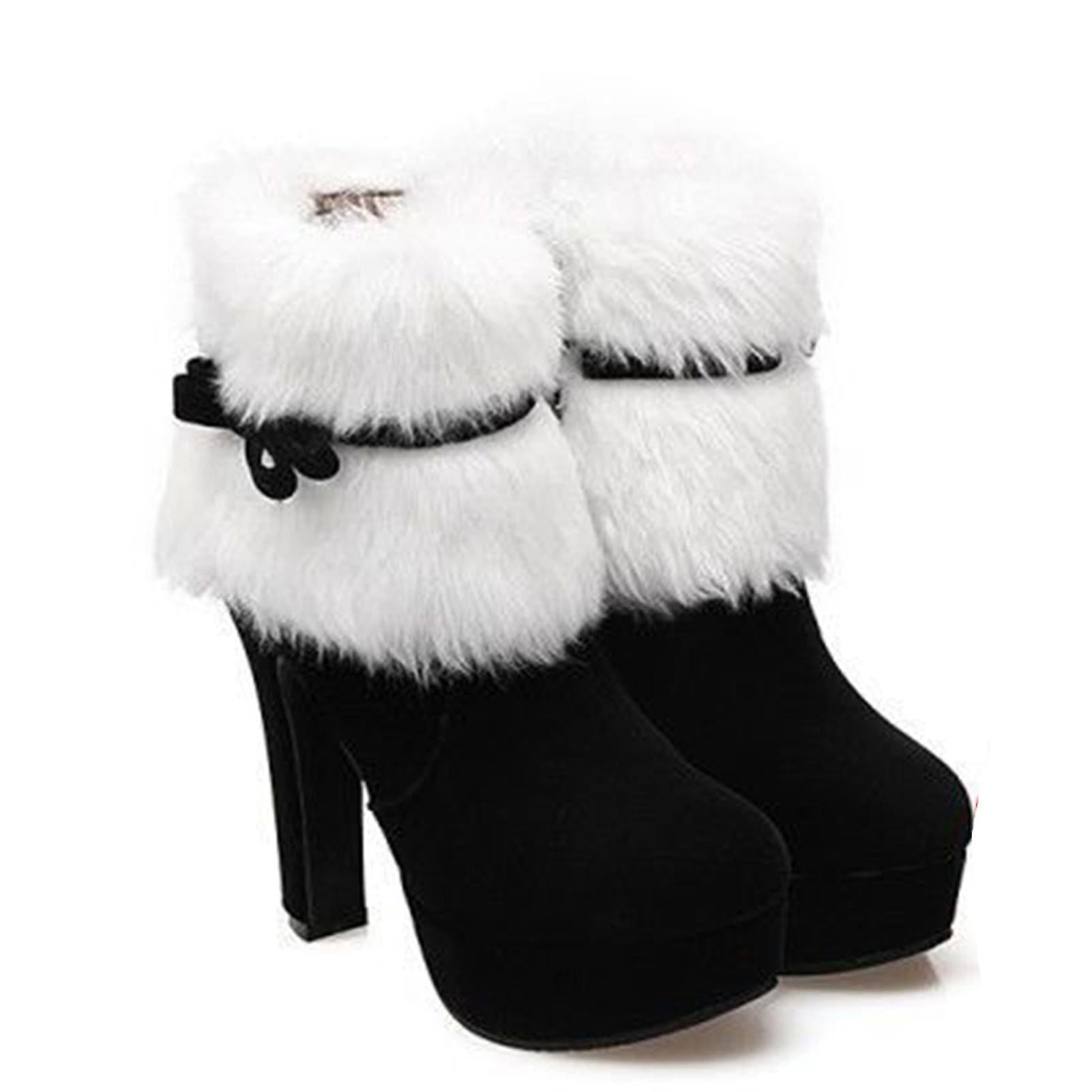 High heel boots at walmart hot sale