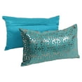 thumbnail image 6 of Blazing Needles Paisley Scaled Velvet Throw Pillow, 6 of 8