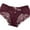 Dark Purple #60, variant on Women's Lace Underwear 2026, Thin & Hip Lifting Mid Waist Briefs Dark Purple M