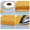 thumbnail image 3 of NOGIS 140 Yards 1 Inch Iron on Hemming Tape, 2 Rolls Adhesive No Sewing Hemming Tape Stitch Witchery Tape for Crafting Projects (White), 3 of 7