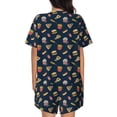 thumbnail image 3 of Lsque Fast Food Women's Short-Sleeved Pajama Set - 2 Piece Soft and Lightweight Sleepwear Set-XX-Large, 3 of 9
