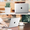 thumbnail image 6 of Fintie Case for MacBook Air 13 Inch A2337 (M1) / A2179 / A1932 (2020 2019 2018 Release) - Protective Snap On Hard Shell Cover for New MacBook Air 13 Retina Display with Touch ID, Crystal C, 6 of 6