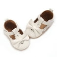 Baby Girl Flats Soft Soles Elegant Cute Bow Mary Jane Dress Shoes