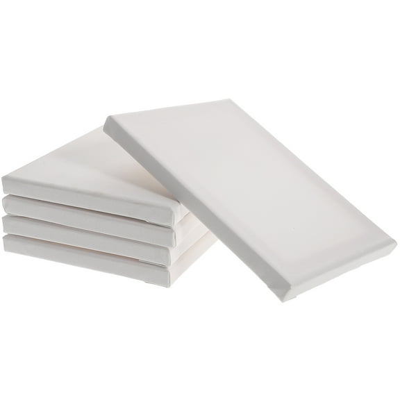 HAMPPLIES Stretch Blank Canvas For Painting Wood Frame Diy 5Pcs 7.86X5.89X0.59in