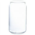 thumbnail image 2 of Drinking Glasses  1 Pack 17oz Can Shaped  Beer  Iced Coffee Glasses  Tumbler  Cocktail  Whiskey Cups, 2 of 8