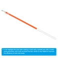 thumbnail image 4 of Recargas de bolígrafos de gel Uxcell de 1mm, paquete de 48, tinta metálica fluorescente de punta gruesa para libros para colorear para adultos, Naranja profundo, 4 of 5