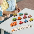thumbnail image 4 of Juego de tren Montessori, juguete cognitivo, juguete de desarrollo, juguetes de aprendizaje preescolar, accesorios de vías de tren para niños, regalos de cumpleaños. Dinosaurio, 4 of 6