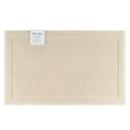 thumbnail image 2 of Host & Home Cotton Bath Rug, Stylish Textured Woven Design, Slip Resistant Backing, 24x36, Beige, 2 of 5