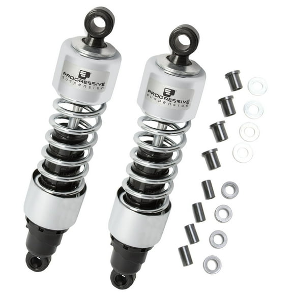 Progressive 412 Series Heavy Duty Chrome 12.5" Rear Shocks (412-4076C)