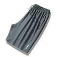 thumbnail image 2 of Ice Silk Men Shorts Sports Summer Quick Dry Leisure Fitness Solid Color Shorts, 2 of 8