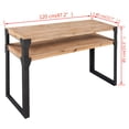thumbnail image 2 of vidaXL Console Table Solid Acacia Wood 47.2"x15.7"x33.5", 2 of 6