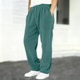 thumbnail image 4 of uikmnh Boys Casual Corduroy Pants Elastic Waist Drawstring Loose Fit Wide Leg Palazzo Trousers with Pockets for Kids Color:Mint Green,Size:5-6 Years, 4 of 8
