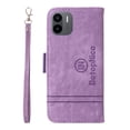 thumbnail image 4 of For Samsung M33 5G Case Leather Pure Magnetic Clasp Card Phone Cover - Purple, 4 of 5