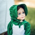 thumbnail image 6 of The Queen's Treasures 18 inch Doll Clothes,  Little House on The Prairie Dress Outfit, Realistic 1880's Design Prairie Dress & Bonnet with White Apron, Compatible For Use With American Girl Dolls, 6 of 7