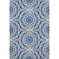 thumbnail image 2 of Addison Rugs Mayfield Washable Transitional Circles Navy Rectangle Rug, 2'6" x 3'10", 2 of 6