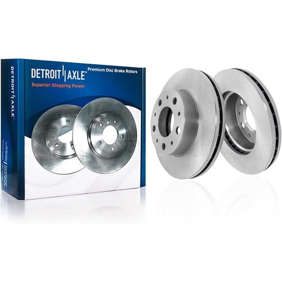 Detroit Axle - Front Disc Brake Rotors for 2014-2024 Ram ProMaster 1500 2500 3500 EV: 11.81" Rotors