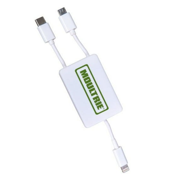 Moultrie SD Card Reader - Connectors Included USB-C, Micro-USB, Lightning - SD and Micro SD