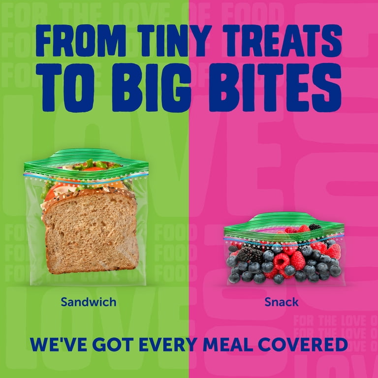 Ziploc® Brand Lunch Duo Variety Pack with EasyGuide™ Texture, Grip