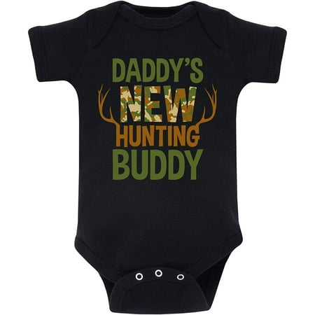

Daddy s Hunting Buddy Camo Fill -Infant One Piece-18M