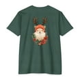 thumbnail image 2 of Enchanted Forest Santa: Festive Holiday Tee- Unisex CVC Jersey T-shirt, 2 of 4