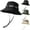 D-Black, variant on Sun Hats for Women Wide Brim Bucket Hat UPF 50+ Foldable UV Protection Cotton Casual Hat for Hiking Beach Fishing Summer Safari