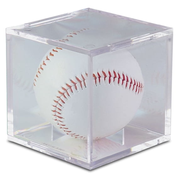 Ultra Pro Square Baseball Holder Cube Display Case with UV Protection
