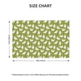 thumbnail image 2 of Rocae Lovely Chickens Printed Heat Resistant Place Mats,Classic Hemstitch Cloth Fabric Placemats Imitation Linen Place Mat Table Mats 18x12 inch, 2 of 5