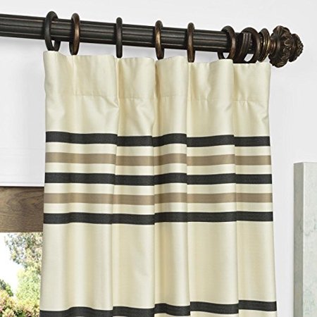 Half Price Drapes Jqch As2143110 96 Horizontal Stripe Jacquard