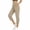 27# Beige, variant on Petite Capri Pants for Women High Waist Pull on Workout Yoga Pants with Pockets Tummy Control Leggings Crop Straight Athletic Trouser White M
