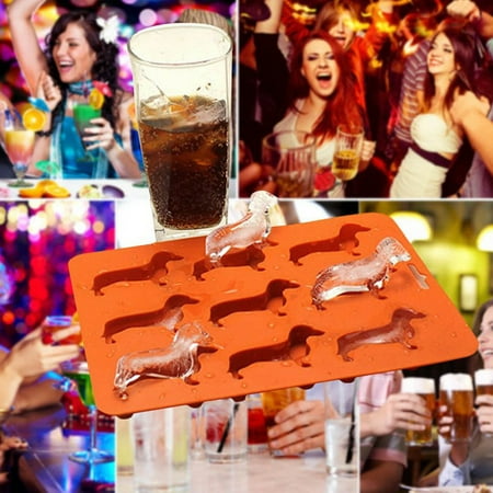 

Leylayray Dachshund Ice Tray Silicone Dog Shape Candy Making Gelatin Setting(Buy 2 Get 1 Free)