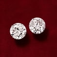 thumbnail image 6 of Ross-Simons 8.00 ct. t.w. CZ Stud Earrings in 14kt White Gold, Women's, Adult, 6 of 7