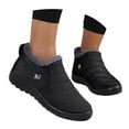 thumbnail image 1 of Mepaouo Bottes de Neige pour Femmes Imperméables Bottillons d'Hiver Confortables pour l'Extérieur à Enfiler Chaussures de Marche, 1 of 9