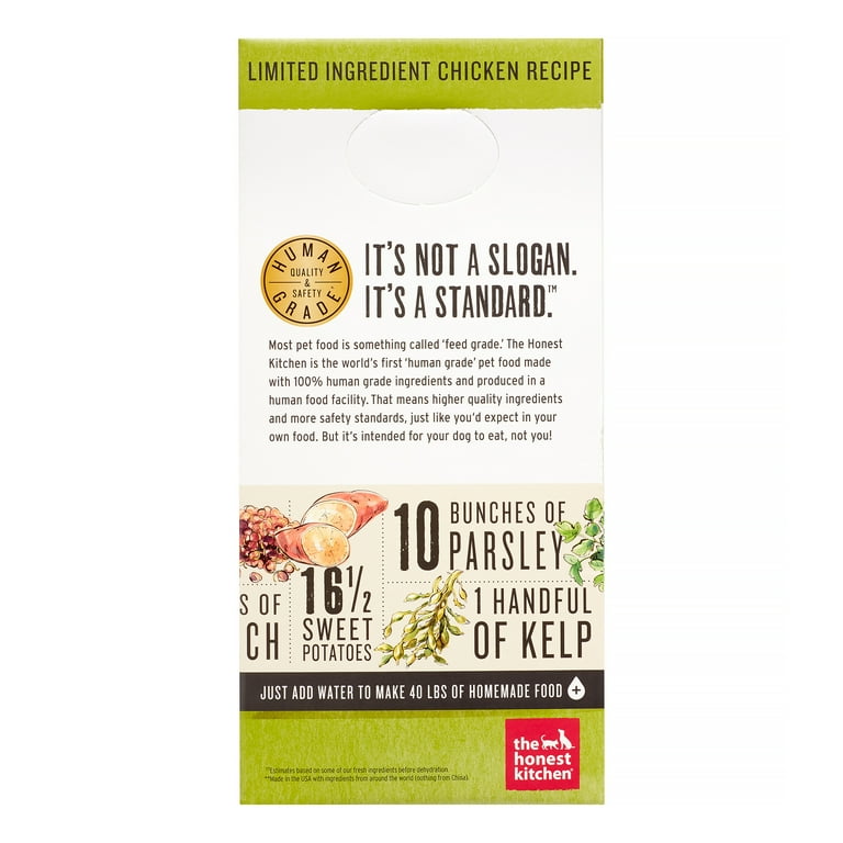 Honest kitchen limited ingredient chicken hot sale