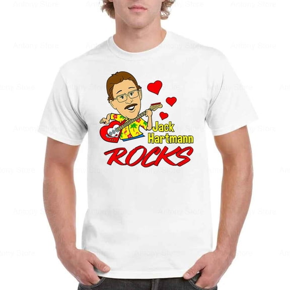 Jack Hartmann Rocks Educational Kids Music Fan T-shirt up to size 5XL.