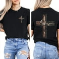 thumbnail image 5 of Christian Cross John 3:16 Double Sided T-Shirt – Bible Verse Faith Tee, Religious Christian Graphic Shirt for Men and Women, 5 of 7