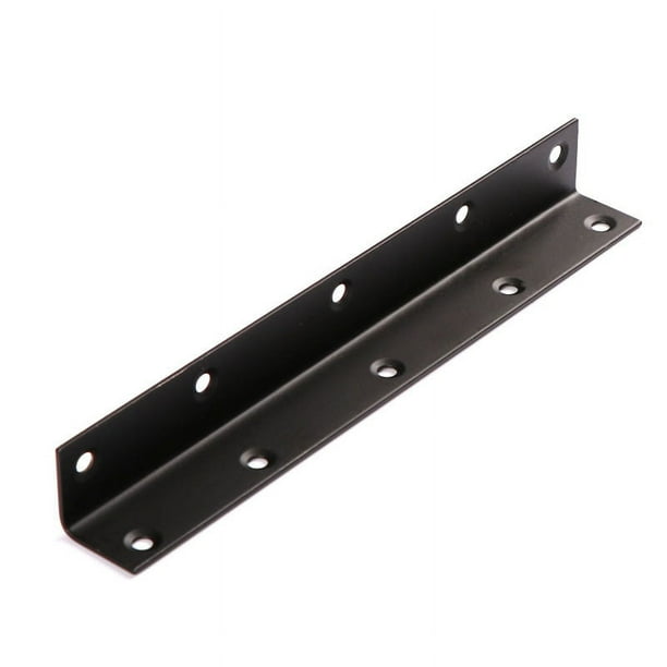 Soportes para trabajo pesado, junta metálica de soporte de esquina de hierro grande, para gabinete de muebles de estantería de madera2 (tamaño de esquina 50 * 50 * 2, 4 orificios) 2 (extensi