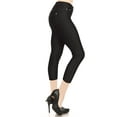 thumbnail image 2 of Women's Casual Super Stretch Comfy Denim with Pocket Jean Capri Jeggings Pants, 2 of 3