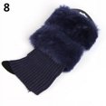 thumbnail image 1 of Women‘s Autumn Winter Fashion Furry Ribbed Boot Cuffs Boot Toppers Leg Warmers, 1 of 11