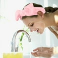 thumbnail image 2 of Soft Coral Spa Headband Water Absorbent Makeup Remover Hair Wrap For Women, 2 of 5