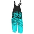 thumbnail image 2 of Nrmvnmi Women 2024 Summer Fashion Overalls Hippie Jumpsuits Floral Printed Spaghetti Strap Cute Romper Plus Size Bib Overall Mothers Day Gifts For Her, 2 of 5