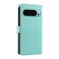thumbnail image 3 of TECH CIRCLE Crossbody Wallet Case for Google Pixel 7, Elegant PU Leather Zip Pocket Foldable Stand Cover with Lanyard & Shoulder Strap, Card Holder, Shock-Absorbent TPU Bumper, Mint Green, 3 of 12