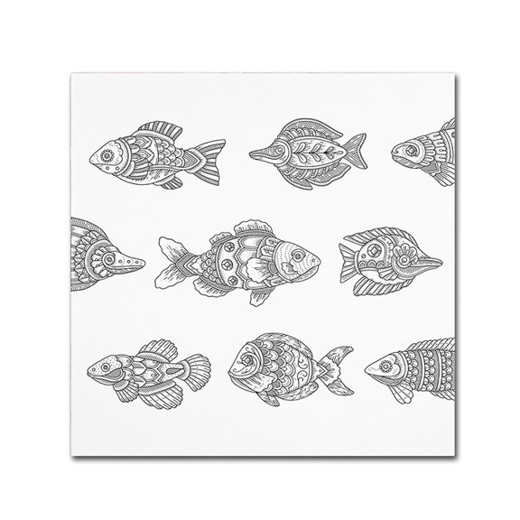 Trademark Fine Art "Spirit Animals 1" Canvas Art by Filippo Cardu